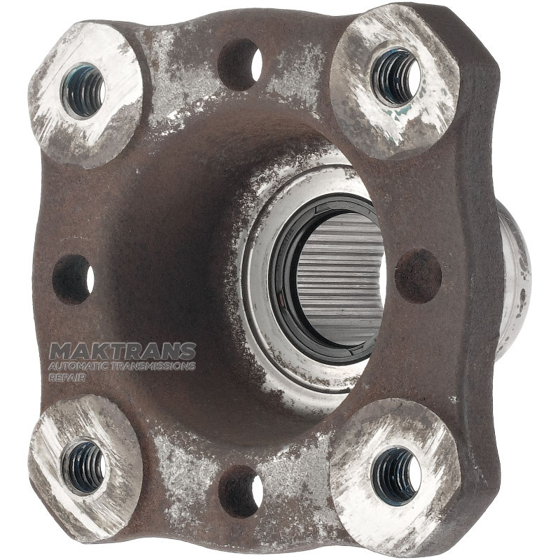 Abtriebswellenflansch ZF 8HP45, 8HP50, 8HP70, 8HP75 - Höhe 78 mm, 43 Zähne, 4 Befestigungslöcher (Innen-Ø 9,95 mm)