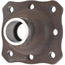 Abtriebswellenflansch ZF 8HP45, 8HP50, 8HP70, 8HP75 - Höhe 78 mm, 43 Zähne, 4 Befestigungslöcher (Innen-Ø 9,95 mm)