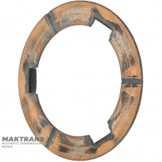 Gleitscheibe (Bimetall) hinteres Planetengetriebe FORD E4OD, 4R100 — FOTZ-7A166-D, 3 Schenkel (Breite 15,08 mm) Höhe 5,65 mm, Dicke 1,55 mm, Außen-Ø 95,40 mm, Innen-Ø 65,90 mm