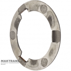 Gleitscheibe (Bimetall) hinteres Planetengetriebe FORD E4OD, 4R100 — FOTZ-7A166-D, 3 Schenkel (Breite 15,08 mm) Höhe 5,65 mm, Dicke 1,55 mm, Außen-Ø 95,40 mm, Innen-Ø 65,90 mm