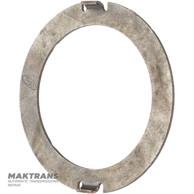 Gleitscheibe (Bimetall) FORD E4OD, 4R100 - 2 Schenkel (Breite 8,55 mm) Höhe 5,90 mm, Dicke 1,60 mm, Außen-Ø 81,55 mm, Innen-Ø 60,80 mm