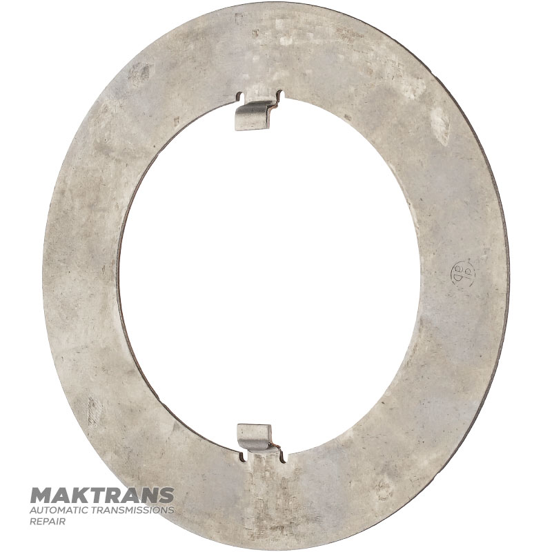 Gleitscheibe (Bimetall) FORD E4OD, 4R100 - 2 Schenkel (Breite 8,10 mm) Höhe 5,80 mm, Dicke 1,60 mm, Außen-Ø 116,70 mm, Innen-Ø 76,15 mm