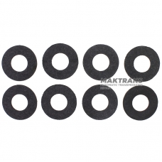 Satz Papier-Metall-Unterlegscheiben A4LD 8 Stück 8x19,7x1,1mm