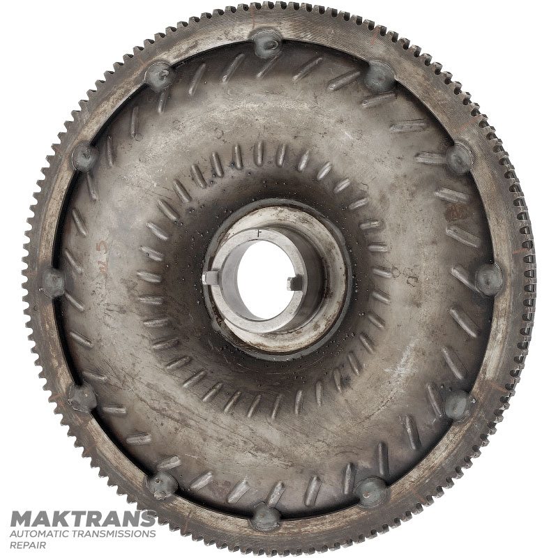 Hydraulik-Wandlerpumpenrad (Zahnkranz muss ersetzt werden) VAG 095 - 095323665A, (125 Zähne auf der Krone, Außen-Ø 268,10 mm)