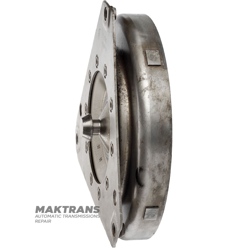 Vorderdeckel des Drehmomentwandlers ZF 6HP26 — 206 503 (Außen-Ø Gehäuse 282,70 mm, Außen-Ø Führungszapfen 34,95 mm, 3 Befestigungslöcher)