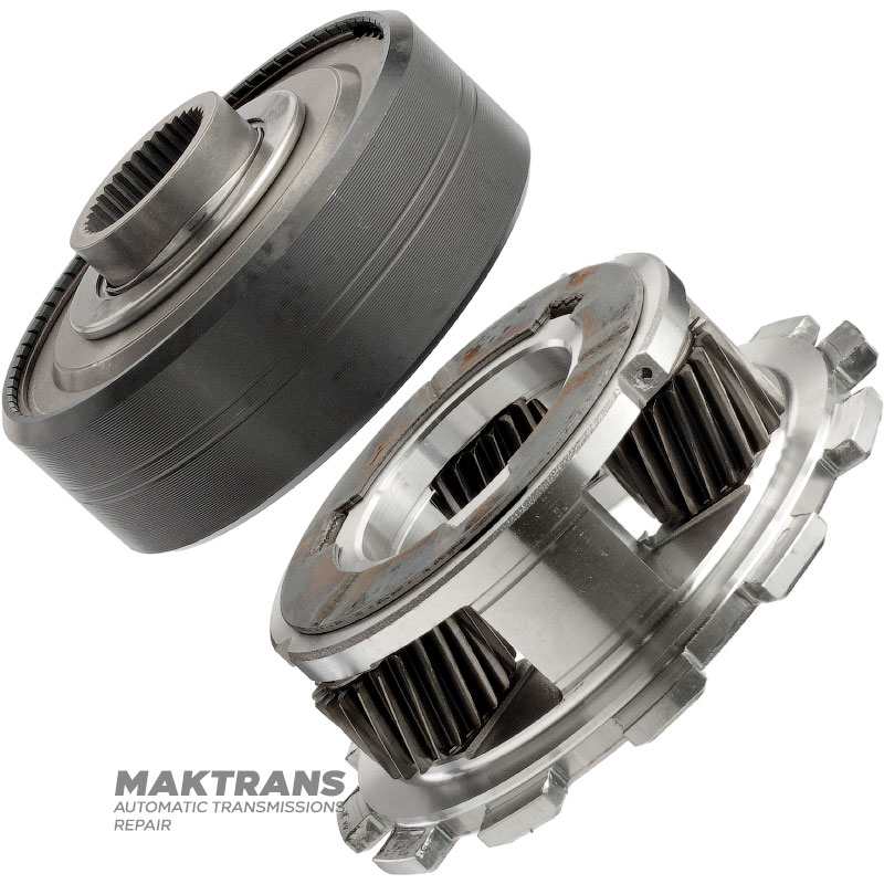 Hinteres Planetengetriebe (Aluminiumgehäuse) FORD 4R100 — 3 Satelliten (20 Zähne, Außen-Ø 34,25 mm), Hohlrad 74 Zähne