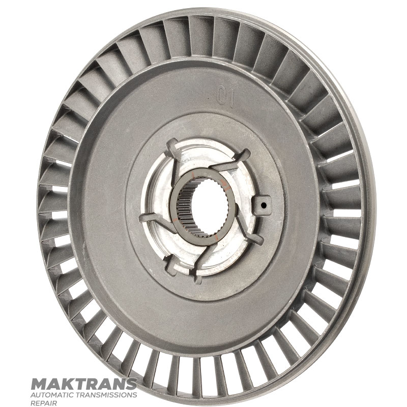 Reaktorrad des Drehmomentwandlers Mercedes-Benz 722.9 — A2212570107, 200500007 (Außen-Ø 210,10 mm, 38 Keile)