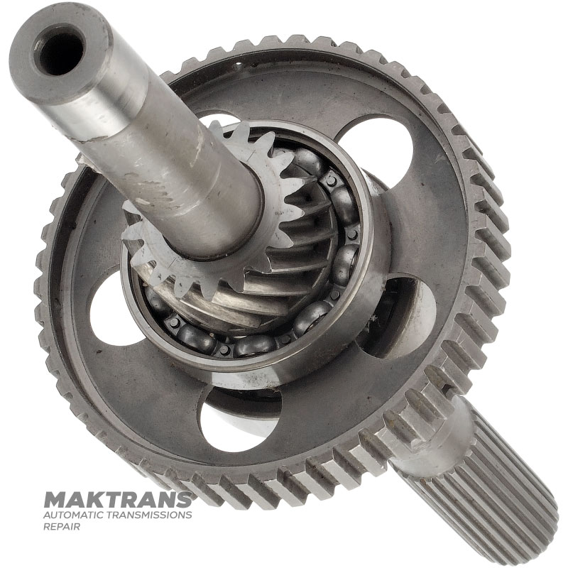 Abtriebswelle SUBARU 4EAT - Gesamtlänge 290 mm, 24 Keilwellenverzahnung, 18 Zähne am Ritzel (Außen-Ø 41,45 mm)