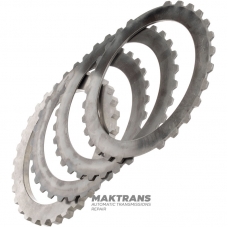 Satz Stahlfelgen ZWISCHENKUPPLUNG FORD E4OD, 4R100 - Gesamtdicke des Satzes 17,95 mm