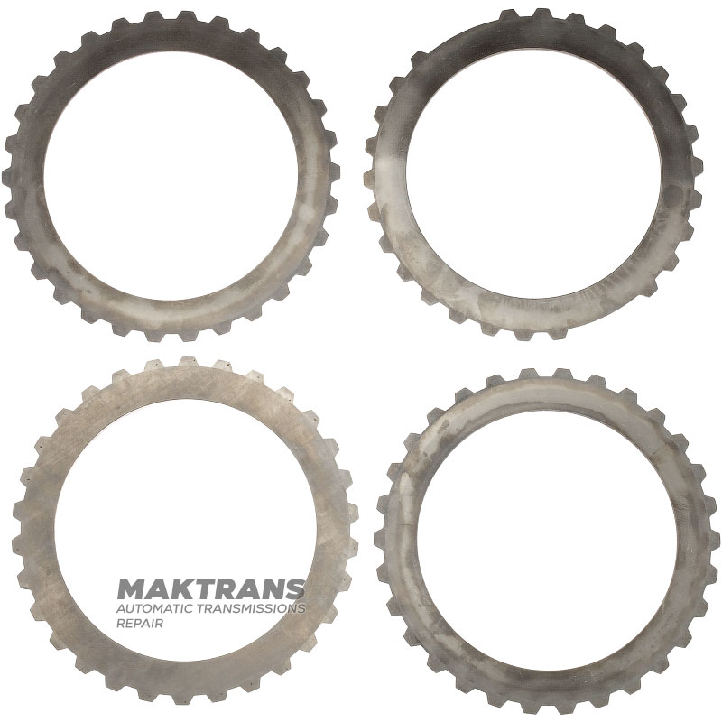 Satz Stahlfelgen ZWISCHENKUPPLUNG FORD E4OD, 4R100 - Gesamtdicke des Satzes 17,95 mm