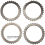 Satz Stahlfelgen ZWISCHENKUPPLUNG FORD E4OD, 4R100 - Gesamtdicke des Satzes 17,95 mm