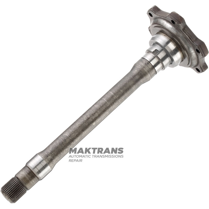 Flansch mit Welle ZF 5HP19FLA - Gesamtlänge 364 mm, 37 Keilwellen (Außen-Ø 30 mm), 01V409355