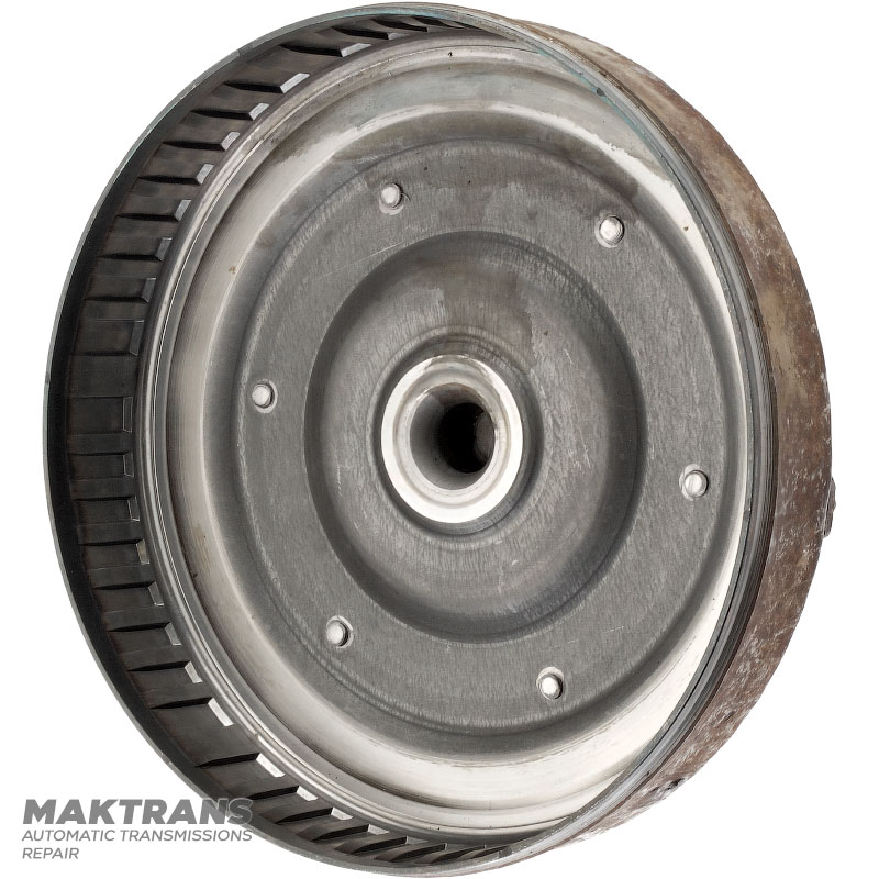 Vorderdeckel des Drehmomentwandlers FORD 5R110, 5R110W — 6 Befestigungsstifte, Außen-Ø 320 mm, Außen-Ø Führungszapfen 34,95 mm
