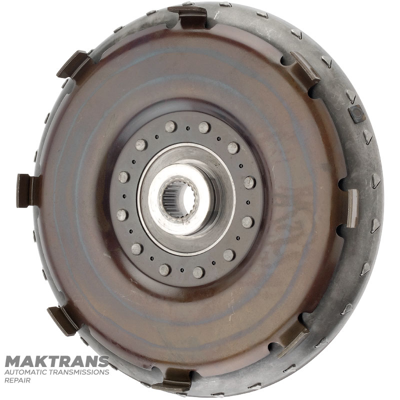 Turbinenrad des JATCO CVT JF011E Drehmomentwandlers — Drehmomentwandlerkennzeichnung 22D, Schaufelkennzeichnung 6C9011