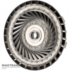 Turbinenrad des JATCO CVT JF011E Drehmomentwandlers — Drehmomentwandlerkennzeichnung 22D, Schaufelkennzeichnung 6C9011