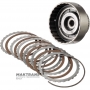 VORWÄRTSKUPPLUNGSTROMMEL FORD 5R55N, 5R55W, 5R55S — 5 Reibscheiben, 8R2P-7A511-AA, 6L2Z-7A262-BA, 4L2Z-7A360-AA, XW4Z-7B066-AA
