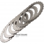 K2 Clutch VAG DSG6 DQ250 02E Stahlscheibensatz - Gesamtdicke 10,60mm, 5 Reibscheiben
