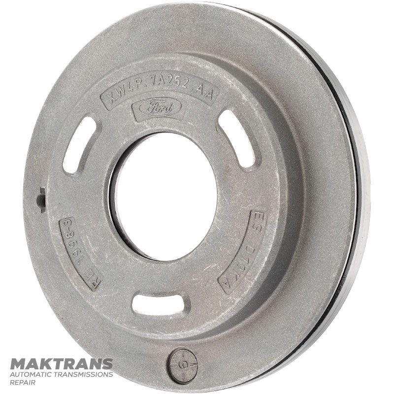 Kolben (Aluminium) FORWARD Kupplung FORD 5R55N, 5R55S, 5R55W — XW4P-7A262-AA, Gesamthöhe 27 mm, Außen-Ø 117,60 mm, Innen-Ø 38,35 mm