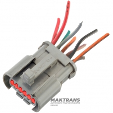 Stecker mit externer Verkabelung für die Hydraulikeinheit FORD E4OD, 4R100 — E9TB-14N003-K