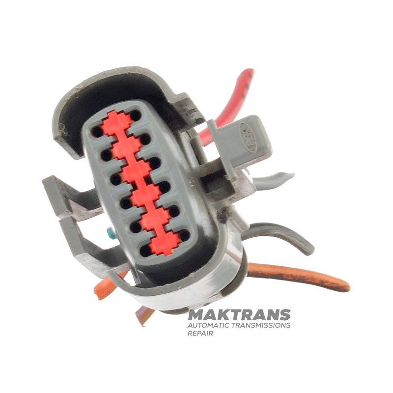 Stecker mit externer Verkabelung für die Hydraulikeinheit FORD E4OD, 4R100 — E9TB-14N003-K