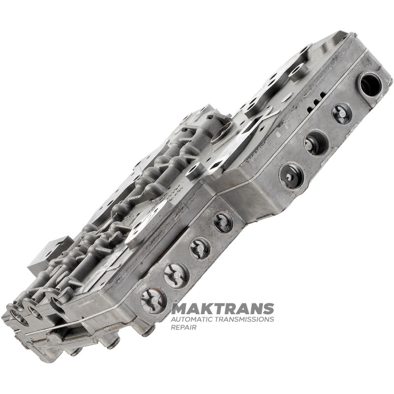 6R80 FORD Ventilkörper mit Magnetspulen (Mechanische Park-/Trennplatte CL3P-7Z490-BB) – aus gebrauchtem Getriebe ausgebaut, nicht getestet