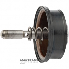Gummierter Kolben (gebraucht) für das Overdrive-Bremsband FORD 5R55N, 5R55S, 5R55W — Außen-Ø 65 mm / 73,25 mm, XW4Z-7D021-KA, 4W4Z-7D021-KA, XW4P-7E221-KC
