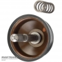 Gummierter Kolben (gebraucht) für das Overdrive-Bremsband FORD 5R55N, 5R55S, 5R55W — Außen-Ø 65 mm / 73,25 mm, XW4Z-7D021-KA, 4W4Z-7D021-KA, XW4P-7E221-KC
