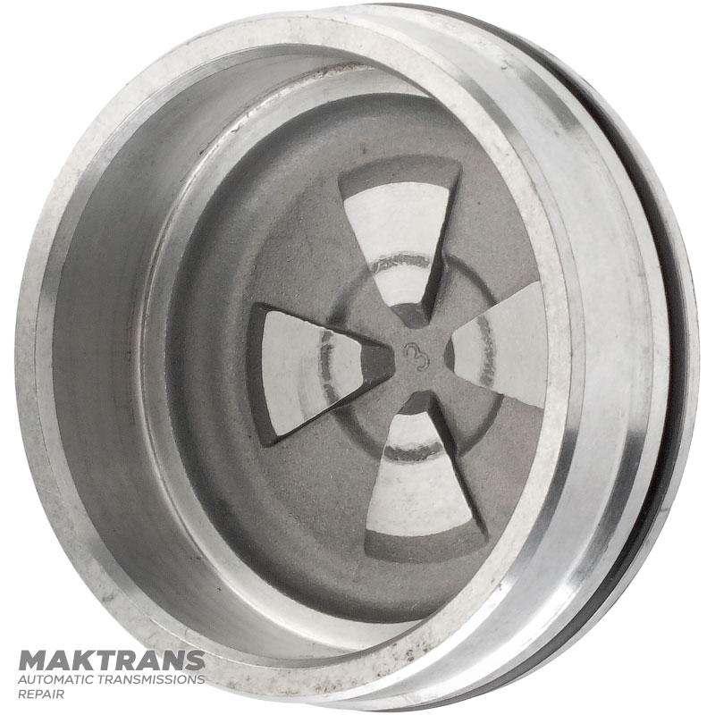 Overdrive-Bremsband-Kolbenkappe FORD 5R55N, 5R55S, 5R55W — Innen-Ø 65 mm, Außen-Ø 77,05 mm, XW4Z-7D027-HB, XW4Z-7D027-GB