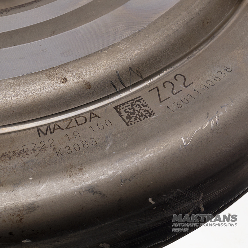 Drehmomentwandler (repariert) Mazda FW6AEL, FW6AXEL, GW6AEL, GW6AXEL - Kennzeichnung Z22, FZ2219100