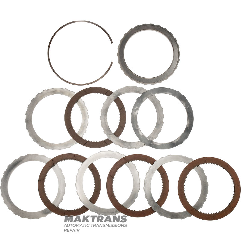 FORWARD Kupplungstrommel FORD 4R100 - lange Keile, 4 Reibscheiben, Gesamtdicke des Scheibensatzes 27,95 mm