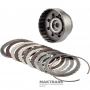 FORWARD Kupplungstrommel FORD 4R100 - lange Keile, 4 Reibscheiben, Gesamtdicke des Scheibensatzes 27,95 mm