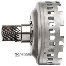 Sonnenrad des mittleren und hinteren Planetengetriebes (ohne Nadellager auf der Außenseite) FORD 5R55N, 5R55W, 5R55S — 4L2Z-7A019-AA, 27 Zähne (Außen-Ø 39 mm) / 55 Zähne (Außen-Ø 58 mm)