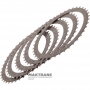Mercedes-Benz B2 Bremse 722.6 Reibscheibensatz - 5 Reibscheiben, 68058315AA, 052108572AA, 52108572AA, A2212722326, A2202721726, A1402720026
