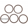 Mercedes-Benz B2 Bremse 722.6 Reibscheibensatz - 5 Reibscheiben, 68058315AA, 052108572AA, 52108572AA, A2212722326, A2202721726, A1402720026