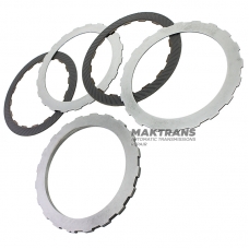 Overdrive-Kupplung A4LD, 4R44E, 4R55E, 5R55E, 5R55N, 5R55S, 5R55W Stahl- und Reibscheibensatz - 2 Reibscheiben, Gesamtsatzdicke 12 mm