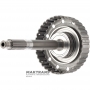 Eingangswelle, Trommel 3-5-R Kupplung (leer, ohne Scheiben) Hyundai / KIA 454143B200 - Gesamthöhe 343 mm, 23 Keile (Außen-Ø 24,40 mm) / 20 Keile (Außen-Ø 24,05 mm)