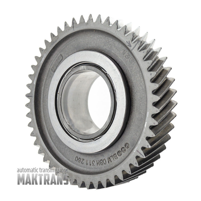 Ritzel 2. Gang DQ500 0BT,0BH DSG7 0BH311260 — 48 Zähne, Außen-Ø 130,55 mm