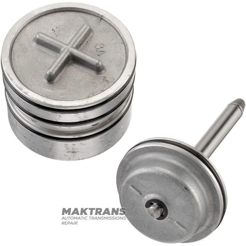 AISIN WARNER TF80-SC, TF81-SC Bremsbandkolben — (Stangenlänge 104,05 mm, 5 Kerben, Kolbenaußen-Ø 52,80 mm)