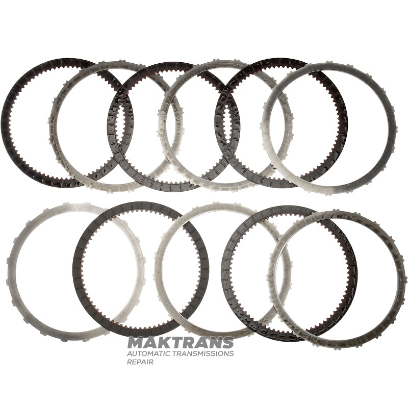 K3 Kupplung AS68RC, AS69RC Stahl- und Reibscheibensatz für DODGE RAM 4500/5500 - 5 Reibscheiben, Gesamtsatzdicke 30,40 mm