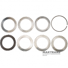 FORWARD Clutch Ford 4R70 4R75 Stahlradsatz - 5 Stahlräder (1,75 mm Stahlrad), 7 mm Stützrad