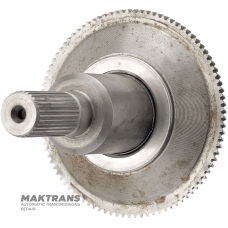 Zwischenwelle mit Tellerradflansch OVERDRIVE FORD E4OD, 4R100 E4OD - Bauhöhe 128 mm, 30 Keilwellen (Außen-Ø 25,20 mm)