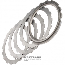Ein Satz Stahlfelgen Intermediate Clutch / Ford AOD, AODE, AODE-W, 4R70W, 4R75E, 4R75W – gebraucht, poliert, mit restauriertem Chagrinleder, XL3Z-7B442-AA, F7LZ-7B442-AA Ein Satz Stahlfelgen Intermediate Clutch / Ford AOD, AODE, AODE-W, 4R70W, 4R75E, 4R75W – gebraucht, poliert, mit restauriertem Chagrinleder, XL3Z-7B442-AA, F7LZ-7B442-AA