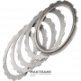 Ein Satz Stahlfelgen Intermediate Clutch / Ford AOD, AODE, AODE-W, 4R70W, 4R75E, 4R75W – gebraucht, poliert, mit restauriertem Chagrinleder, XL3Z-7B442-AA, F7LZ-7B442-AA