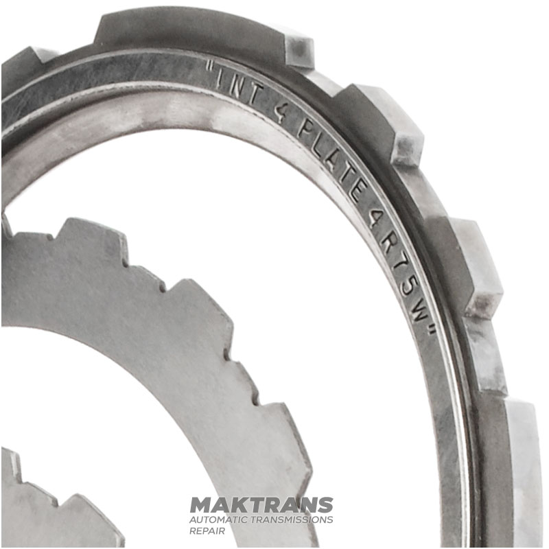 Ein Satz Stahlfelgen Intermediate Clutch / Ford AOD, AODE, AODE-W, 4R70W, 4R75E, 4R75W – gebraucht, poliert, mit restauriertem Chagrinleder, XL3Z-7B442-AA, F7LZ-7B442-AA