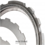 Ein Satz Stahlfelgen Intermediate Clutch / Ford AOD, AODE, AODE-W, 4R70W, 4R75E, 4R75W – gebraucht, poliert, mit restauriertem Chagrinleder, XL3Z-7B442-AA, F7LZ-7B442-AA