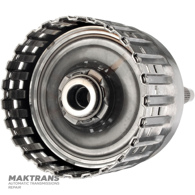 Eingangswelle, E Kupplungstrommel FORD 6R60, 6R75, 6R80 - Gesamthöhe 312 mm, 71 Zähne (Außen-Ø 136,05 mm), 6 Reibscheiben, 9L2B-7L668-AA