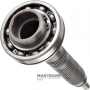 Hauptwelle des Verteilergetriebes mit Kugellager BMW ATC400 - Gesamtlänge 276 mm, Keilwellenlänge 28 mm, Anzahl der Keilwellen 43 außen / 43 innen