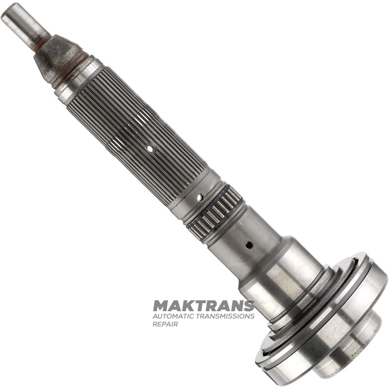 Hauptwelle des Verteilergetriebes mit Kugellager BMW ATC400 - Gesamtlänge 276 mm, Keilwellenlänge 28 mm, Anzahl der Keilwellen 43 außen / 43 innen