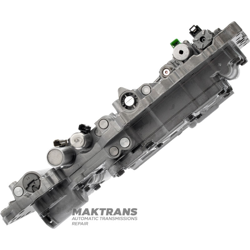 Ventilkörperbaugruppe mit Magnetspulen (gebraucht, ungeprüft) TOYOTA / LEXUS A750E, A750F - aus dem Getriebe ausgebaut, gekennzeichnet mit 35010-0C081, Trennplatte T07
