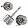 Eingangswelle, E Kupplungstrommel (leer, ohne Scheiben) FORD 6R60, 6R75, 6R80 - Bauhöhe 312 mm, 71 Zähne (Außen-Ø 136,05 mm), für 6 Reibscheiben, 9L2B-7L668-AA